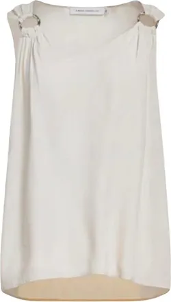 Simona Corsellini Mujer, Camisetas, Beige, Talla: L