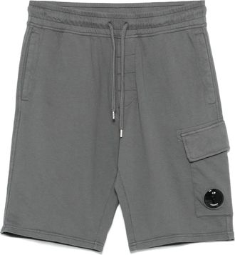 C.P. Company Shorts sportivi con applicazione Lens - Grigio