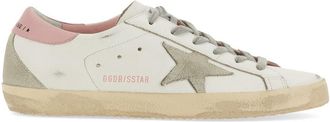 Golden Goose Super-Star Distressed Leather Low-Top Sneakers