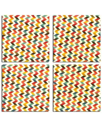 Ready2HangArt Ready2hangart Geometric Study Iv 4Pc Wrapped Canvas Wall Art By Tristan Scott