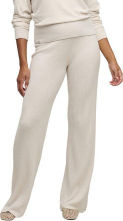 Barefoot Dreams CozyChic Ultra Lite Scallop Hem Lounge Pants in Sand Dune at Nordstrom, Size X-Small