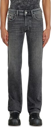 Diesel Regular Jeans Low Waist 1985 Larkee, Black/Dark grey, Button fly