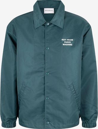 Dr&ocirc;le de Monsieur Hemdjacke aus Nylon La Veste Slogan