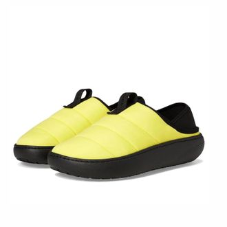 Crocs Classic Puff 210706-77K Slipper Mens Yellow Comfort Slip-On KFC704