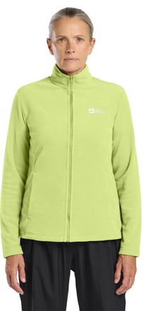 Jack Wolfskin Fleecejacke JACK WOLFSKIN TAUNUS, Damen, Gr. XS, gr&uuml;n (cool matcha), Fleece, Obermaterial: 100% Polyester, normal, Jacken Fleecejacke, leichter, dehnb