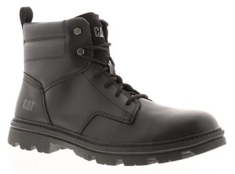 CAT Heren Smart Boots Practitioner mid Leren Veterschoenen zwart