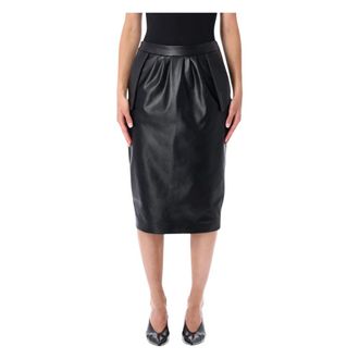 Stella McCartney Altermat Midi Rok - Dames - Midirokken - Zwart - M - Rokken