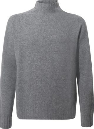 Alpha Studio Maglione Girocollo Pesante - - Knitwear - Uomo - Grigio - M