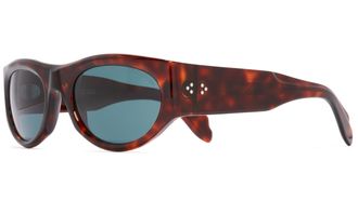 Cutler and Gross Blue Oval Mens Sunglasses CGSN927657 002 57