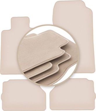 OEM Alfombrillas Beige Premium Para: Mercedes C140 / W140 Coup&eacute; 1992-1999