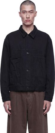 STUDIO NICHOLSON Japanese Crinkle Denim Jacket