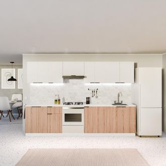 Blumfeldt Blumfeldt Woodvista Armario De Almacenamiento Superficie De Trabajo De Mdf Estable Materiales Sostenibles Montaje F&aacute;cil