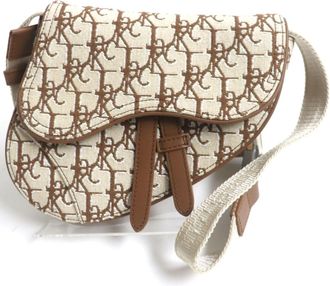 Dior Beige Brown Shoulder Bag (Pre-Owned)