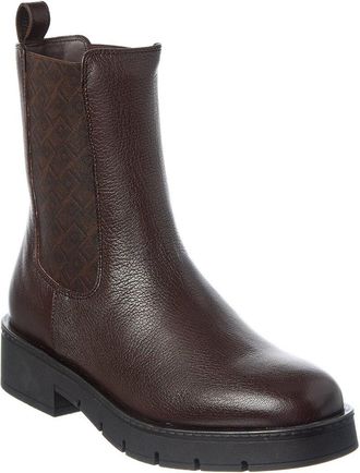 Ferragamo Mojave Leather Chelsea Boot