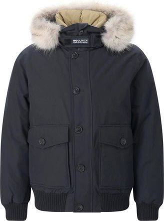 Woolrich Bomber con cappuccio rimovibile - - Jackets - Uomo - Blu - M