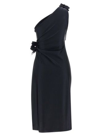 Coperni Womens Black Polyamide Midi Dress