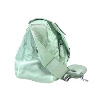 Prada Pre-owned Vintage Nylon Schoudertas - Dames - Pre-owned - Groen - Maat: ONE Size Nylon