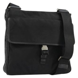 Prada Pre-owned Cross Body Bags, female, Black, Size: ONE SIZE Pre-owned Vintage Shoulder Bag