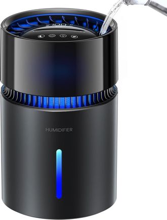No Brand Humidificador De 5 Litros Con Vapor Fr&iacute;o Y Purificaci&oacute;n De Aire I&oacute;nica - Humidificador Silencioso Con 100 Velocidades Ajustables Para El Dormitorio
