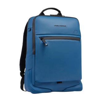 Piquadro Two-compartment laptop and iPad backpack - male - Piquadro - Backpacks - Blue - ONE SIZE - Bags