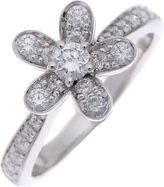 Van Cleef & Arpels White Gold (18K) Band Ring (Pre-Owned)