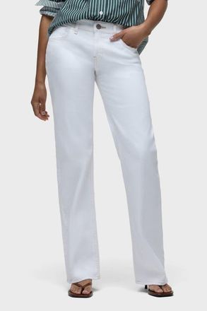 Hudson Kelli Loose Straight in White at Nordstrom, Size 32