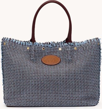 Hammitt Hammitt Olympia Tote Blueberry Sorbet Gold