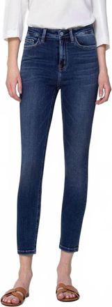 Flying Monkey High Rise Super Soft Crop Skinny Jeans In All Feels