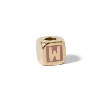 Miu Miu Enameled Metal Dice Charm, Woman, Orchid Pink