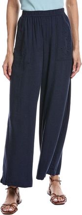 Splendid Cayden Embroidered Linen-Blend Pant