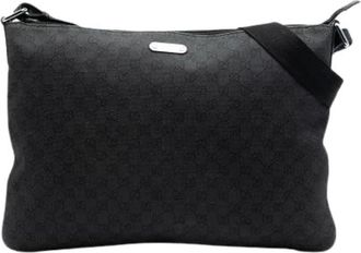 Gucci Pre-owned Cross Body Bags, female, Black, Size: ONE SIZE Pre-owned Vintage Denim Crossbody Bag