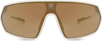 Adidas Sport Sp0089 PRFM Shield 24G Mens Sunglasses White Size 144
