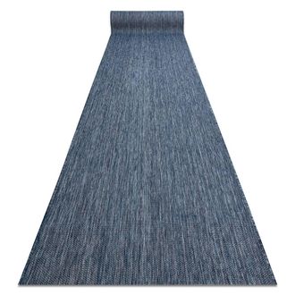 RugsX RugsX Sisal Sion Runner in Blue | Size: 150 cm x 410 cm