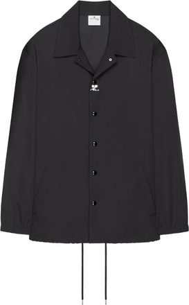 Courr&egrave;ges buttoned jacket - men - Polyester - S - Black