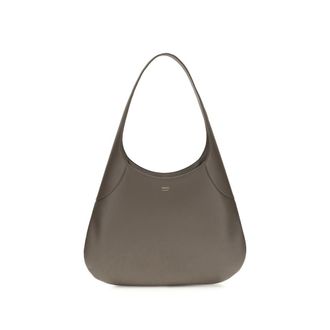 Khaite Gray Calf Leather Bos Taurus Womens Handbag