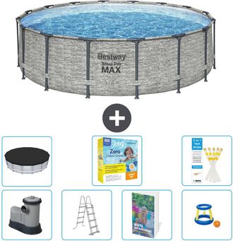 Bestway Piscina Bestway Steel Pro Max Redonda - 488x122 Cm - 8-piezas S529