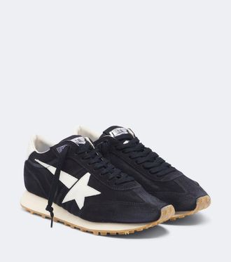Golden Goose Running Marathon suede sneakers