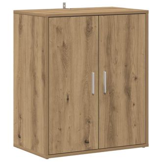 vidaXL Zapatero Madera Ingenier&iacute;a Roble Artisan 60x35x70 Cm Vidaxl