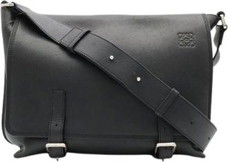 Loewe Pre-owned Borsa a Spalla Anagram in Pelle - - Pre-owned - Donna - Nero - ONE SIZE