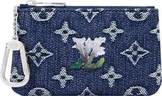 Louis Vuitton Pochette Cl&eacute;s Blue M27561