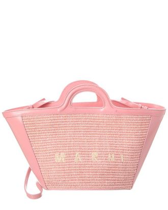 Marni Tropicalia Small Leather Tote