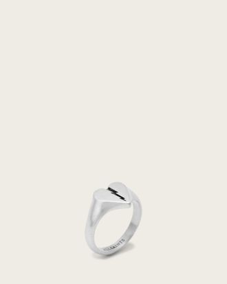 SilverPeace High Polish Stainless Steel Band Ring with Black Edge Fair Trade-8 SilverPeace High Polish Stainless Steel Band Ring with Black Edge Fair Trade-8