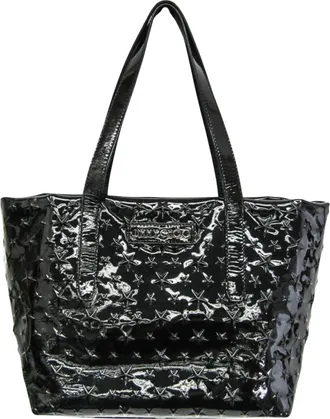 Jimmy Choo London Black Patent Leather Tote Bag (Pre-Owned)