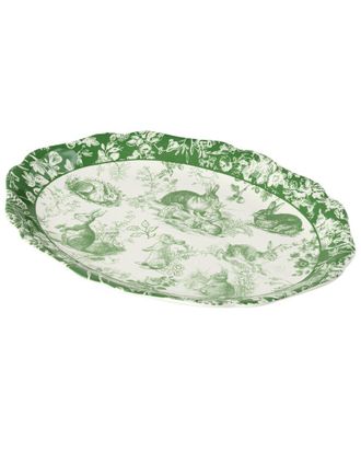 Certified International Le Jardin Oval Platter