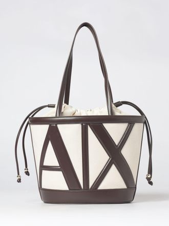 A|X Armani Exchange Borsa in canvas e pelle sintetica