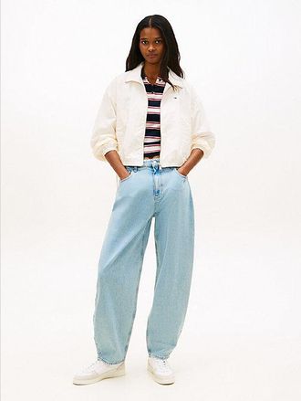 Tommy Hilfiger Faded Balloon Tapered Leg Jeans