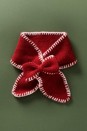 Anthropologie Bow Pet Scarf