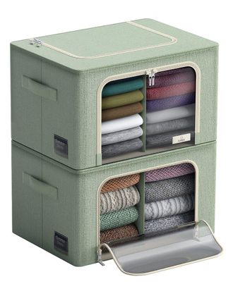 Sorbus Storage Bins With Divided Interior