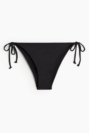 H&M Tie-Tanga Bikinihose - Schwarz