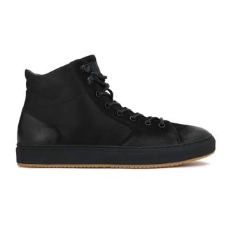 Kazar Sneakers Kazar nere in pelle scamosciata e tessuto nero - - Shoes - Uomo - Nero - 40 EU